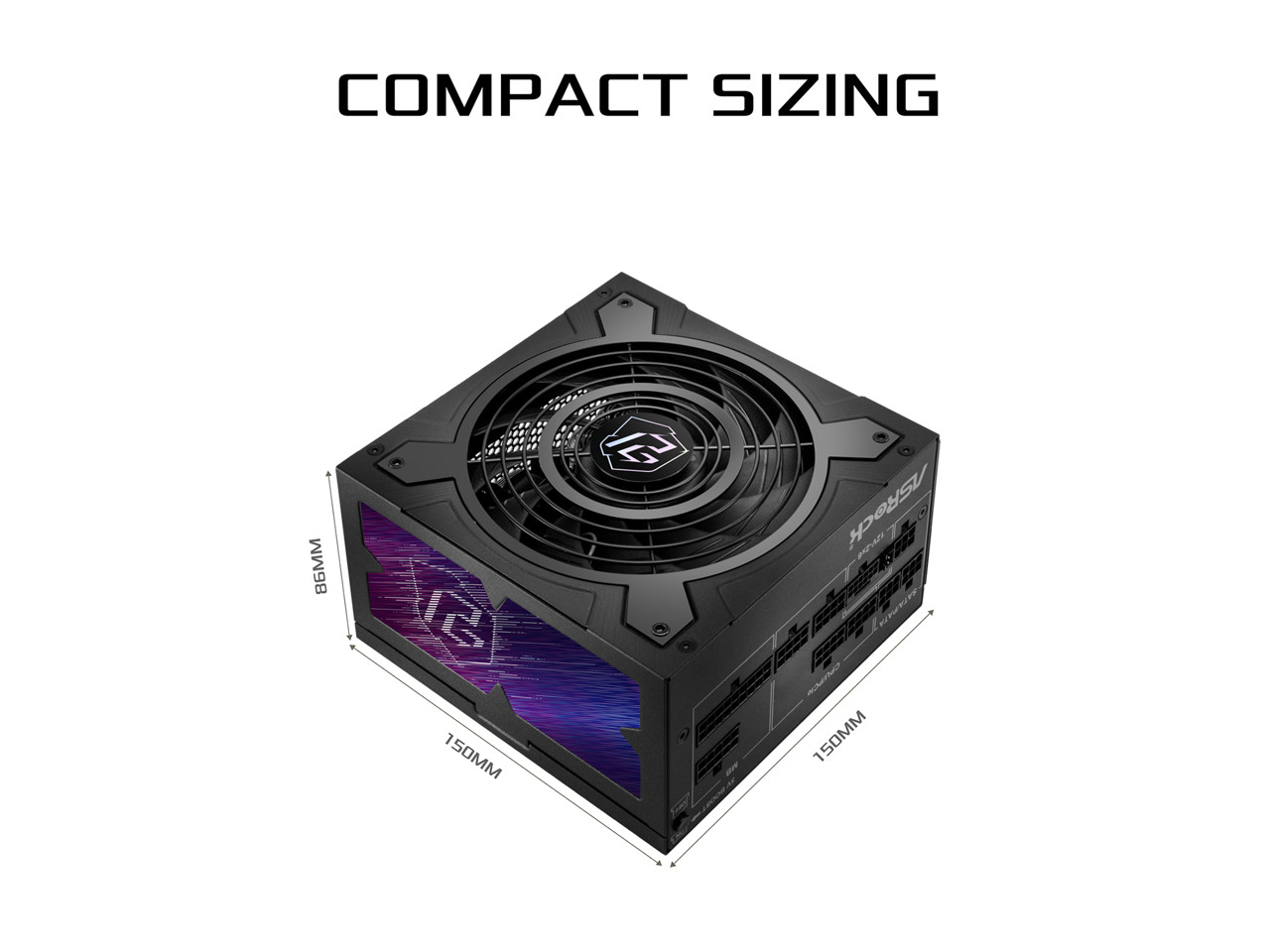 ASRock Phantom Gaming PG-750G 750W 80 PLUS GOLD & Cybenetics PLATINUM Full