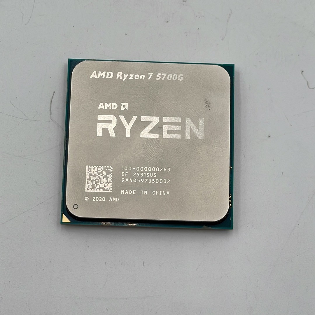 AMD Ryzen 7 5700G 8-Core, 16-Thread Unlocked Desktop Processor – AS IS