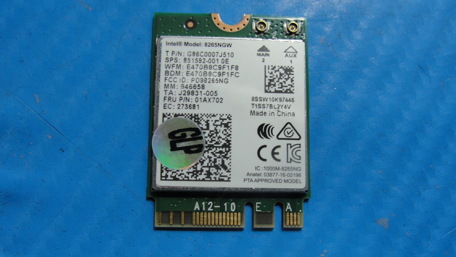 Asus ROG Strix GL703VD-WB71 17.3″ Genuine Wireless WiFi Card 8265NGW