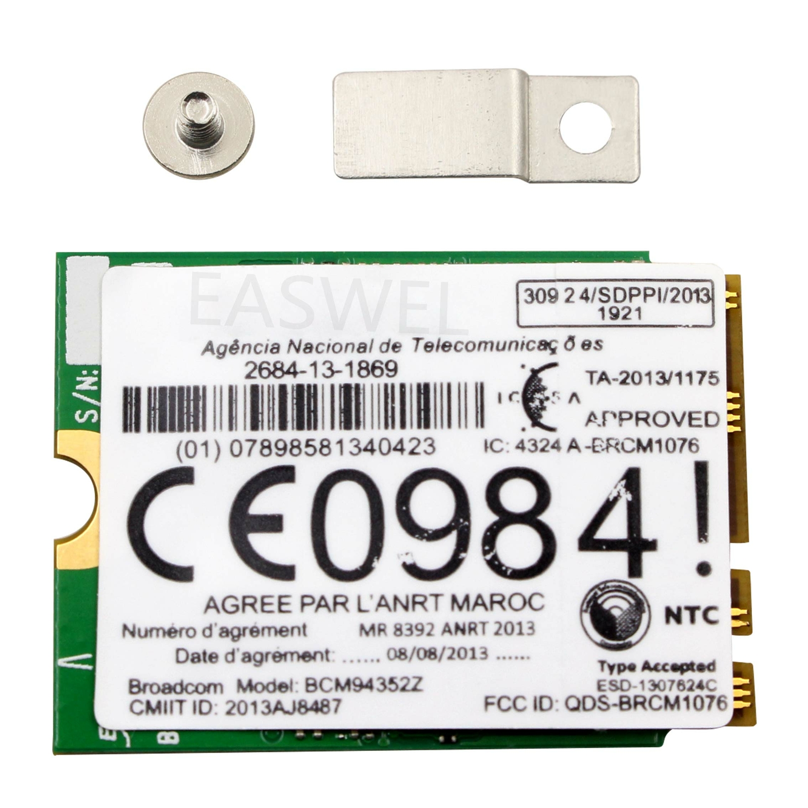 For Broadcom BCM94352Z NGFF M.2 802.11AC Wifi BT 4.0 867M for Mac Hackintosh