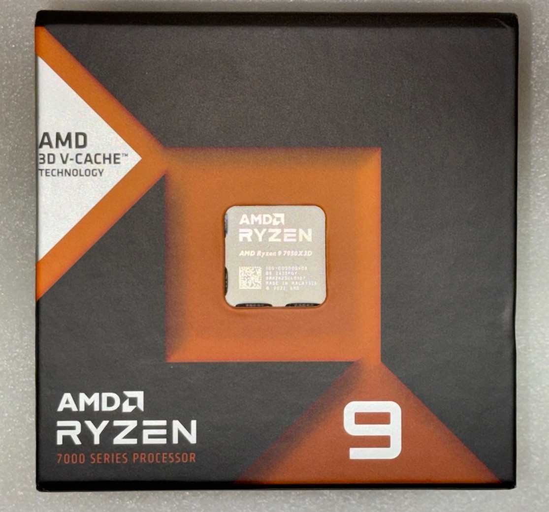 AMD Ryzen 9 7950X3D CPU – AM5 5.7 GHz 16-Core 32-Thread Processor – New / Sealed