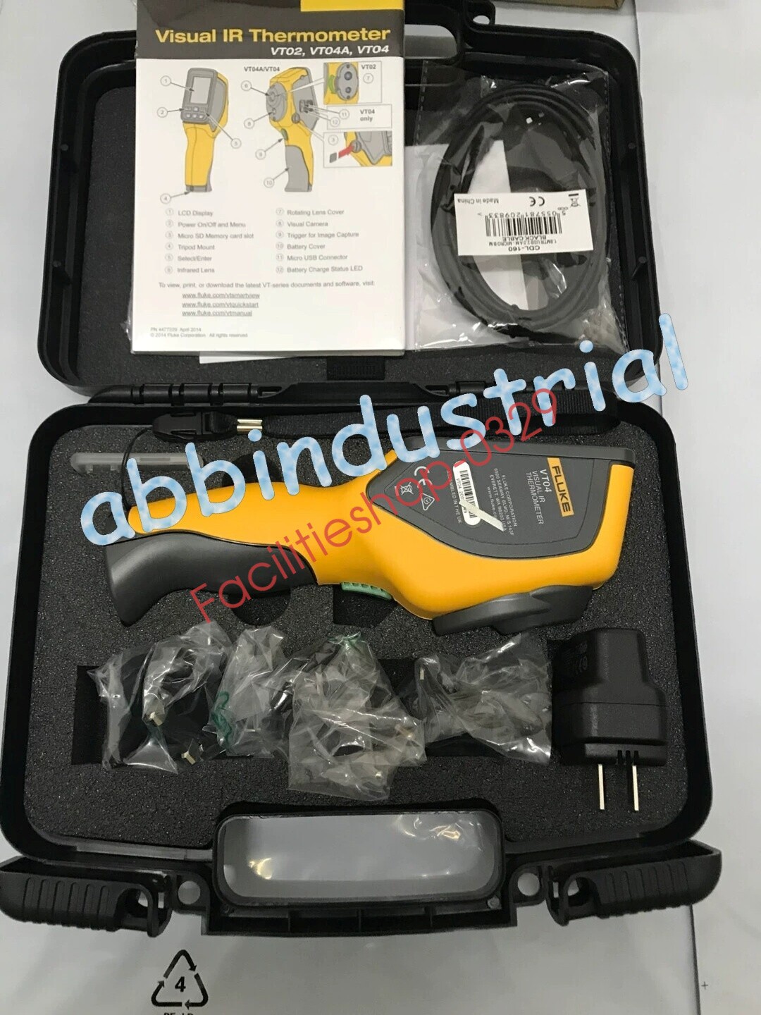 VT04 Visual IR Thermometer / Infrared Thermal Camera Temp Meter DHL/FedEx