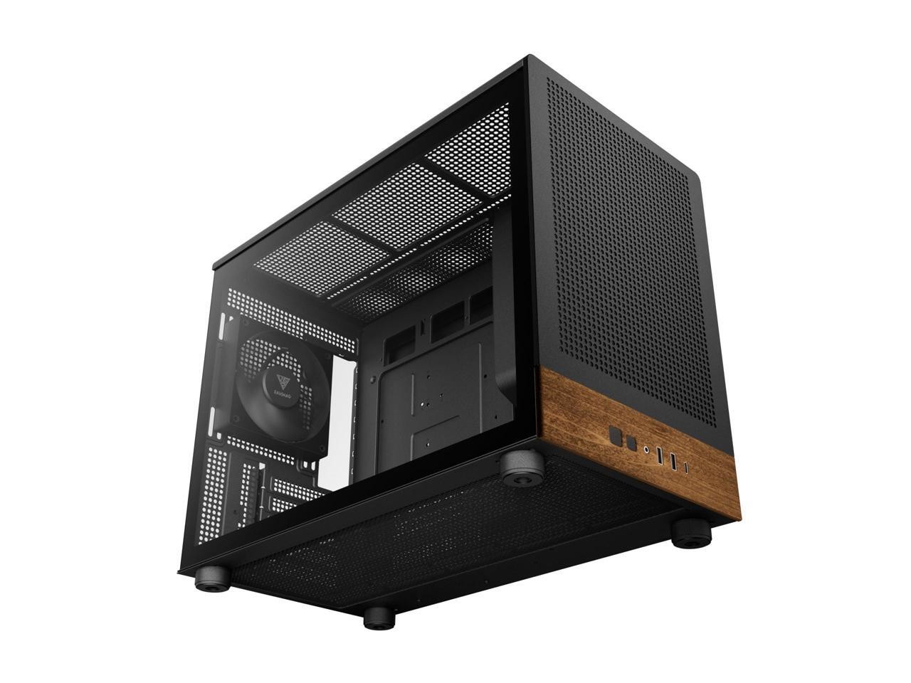 Gamdias ATHENA M4M WOOD mini ITX, mATX, micro mesh small form factor PC case, in