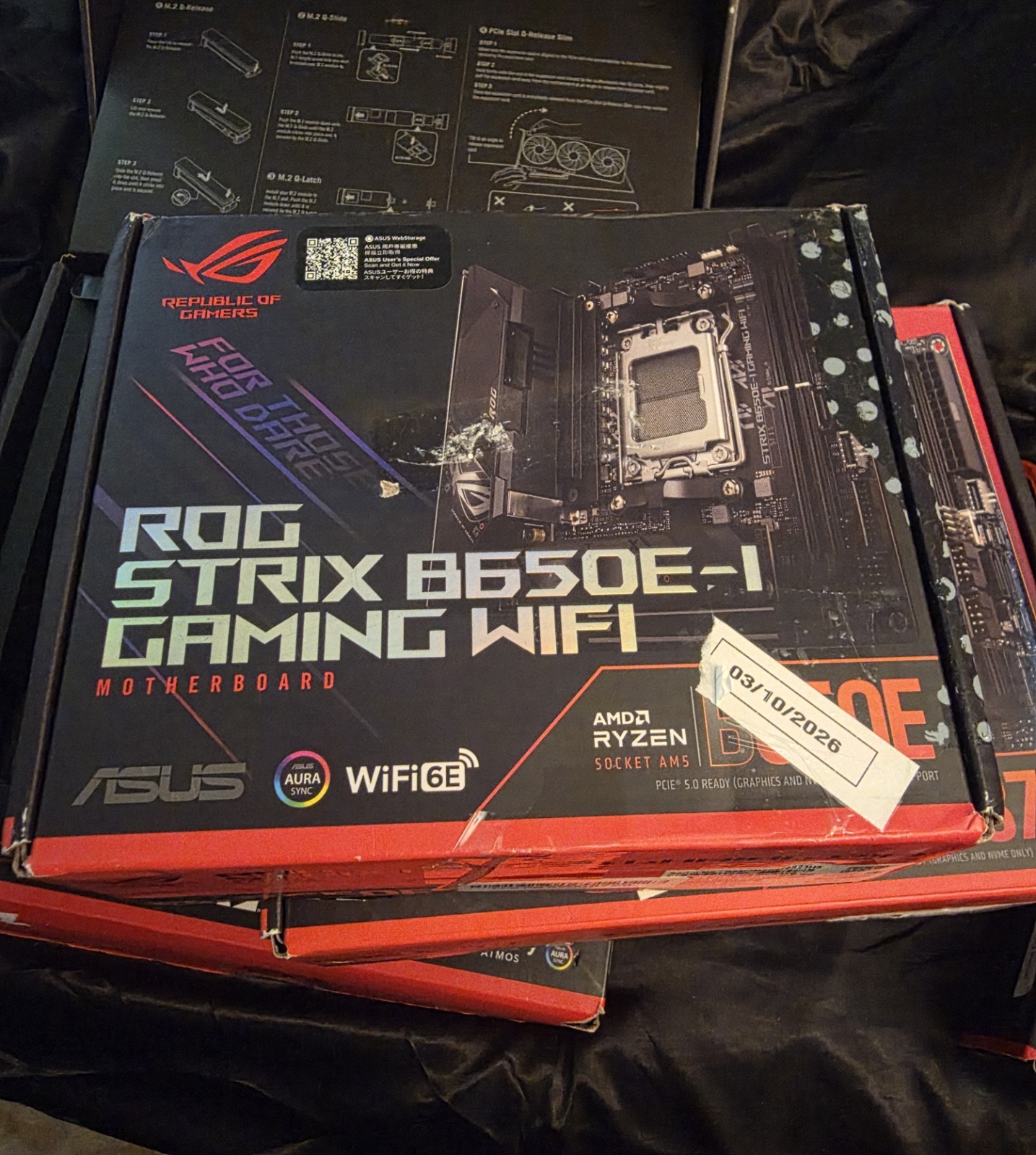 ASUS ROG Strix B650E-I Gaming WiFi AMD B650 AM5 mITX Motherboard