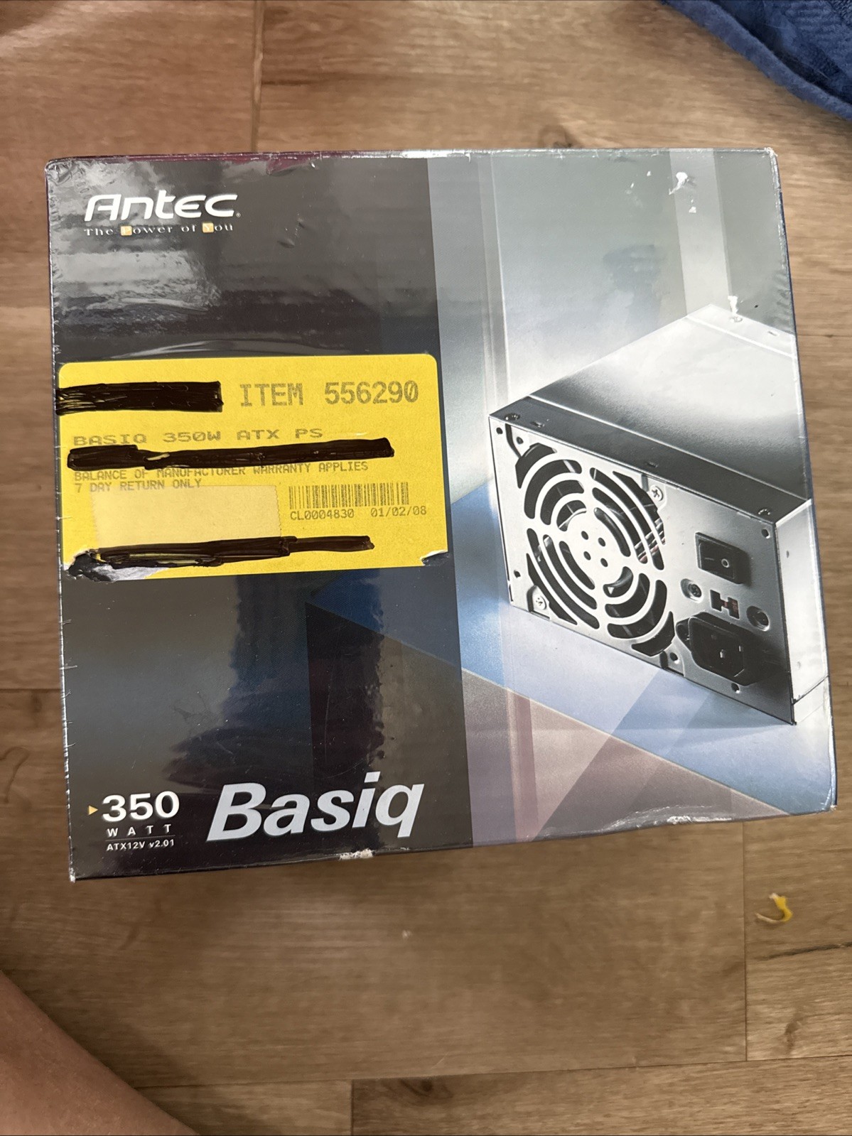 NEW Antec Basiq BP350 – 350 Watt Power Supply ATX12V v2.01 NOS Sealed