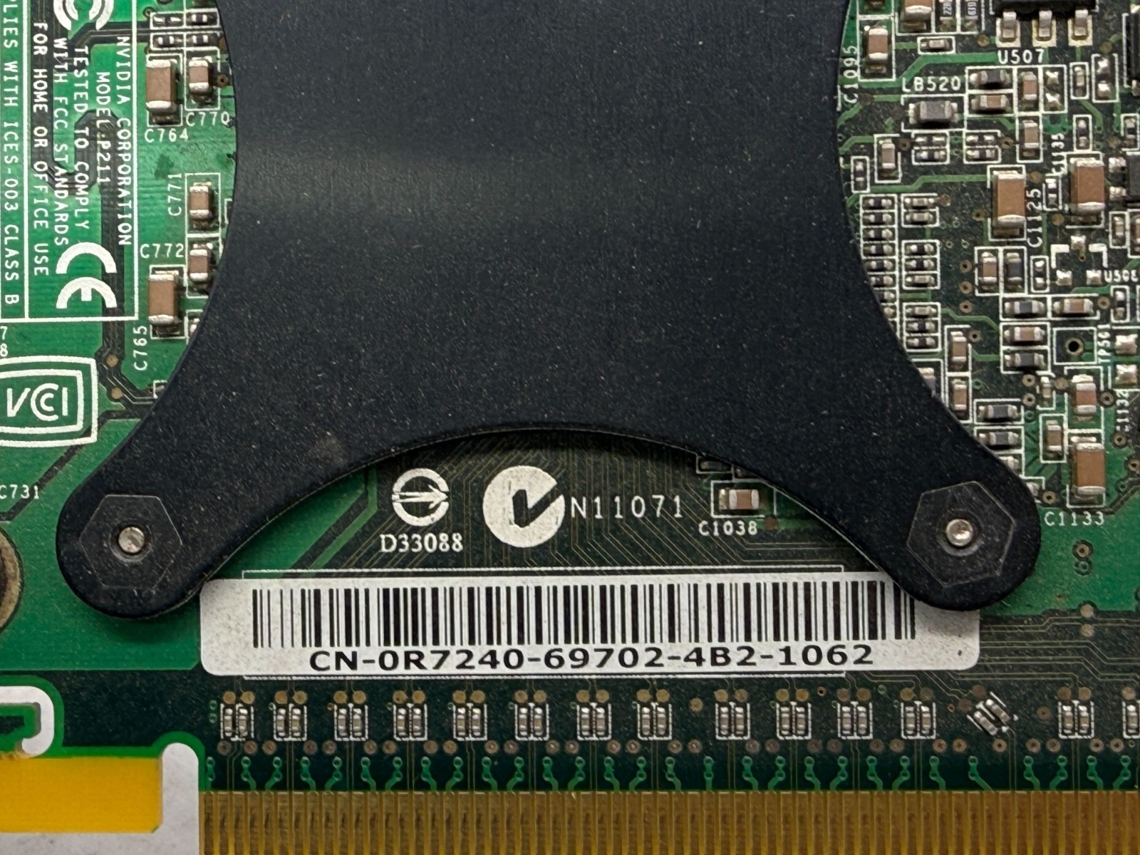 Dell GeForce 6800 256MB GDDR3 256-bit PCIe Dual DVI 0R7240