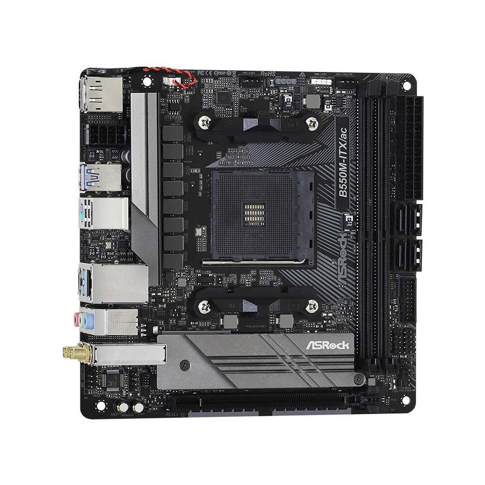 For ASRock B550M-ITX/ac Desktop Motherboard Socket AM4 DDR4 AMD B550 Mini-ITX