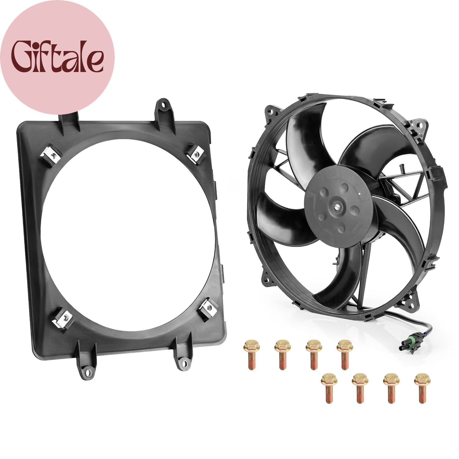 Radiator Cooling Fan Assy with Shroud for Polaris RZR 570 800 2008-2022 Sportsma