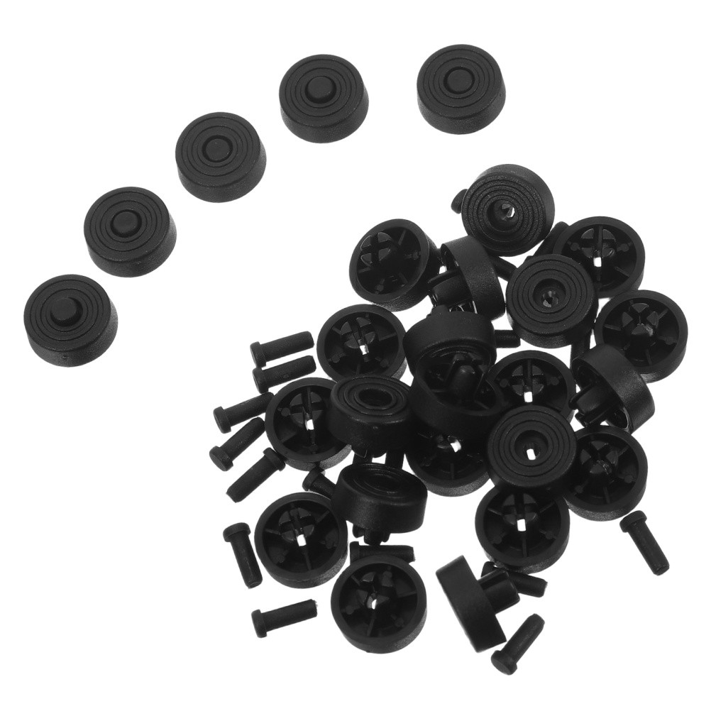 25 Pcs Chassis Anti-shock Pads Computer Case Feet Furniture Foot Stand Riser