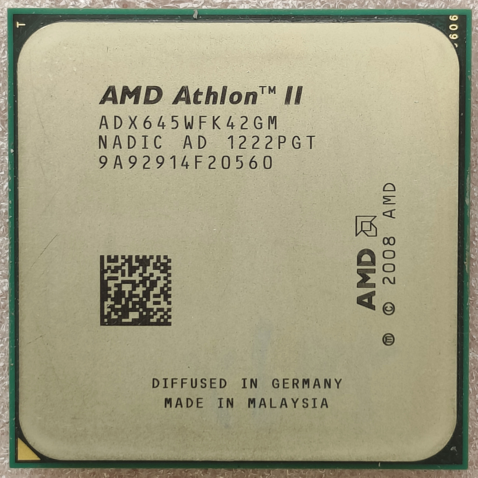 AMD Athlon II X4 645 Quad Core Processor 3.1 GHz Socket AM2+/AM3 95W CPU