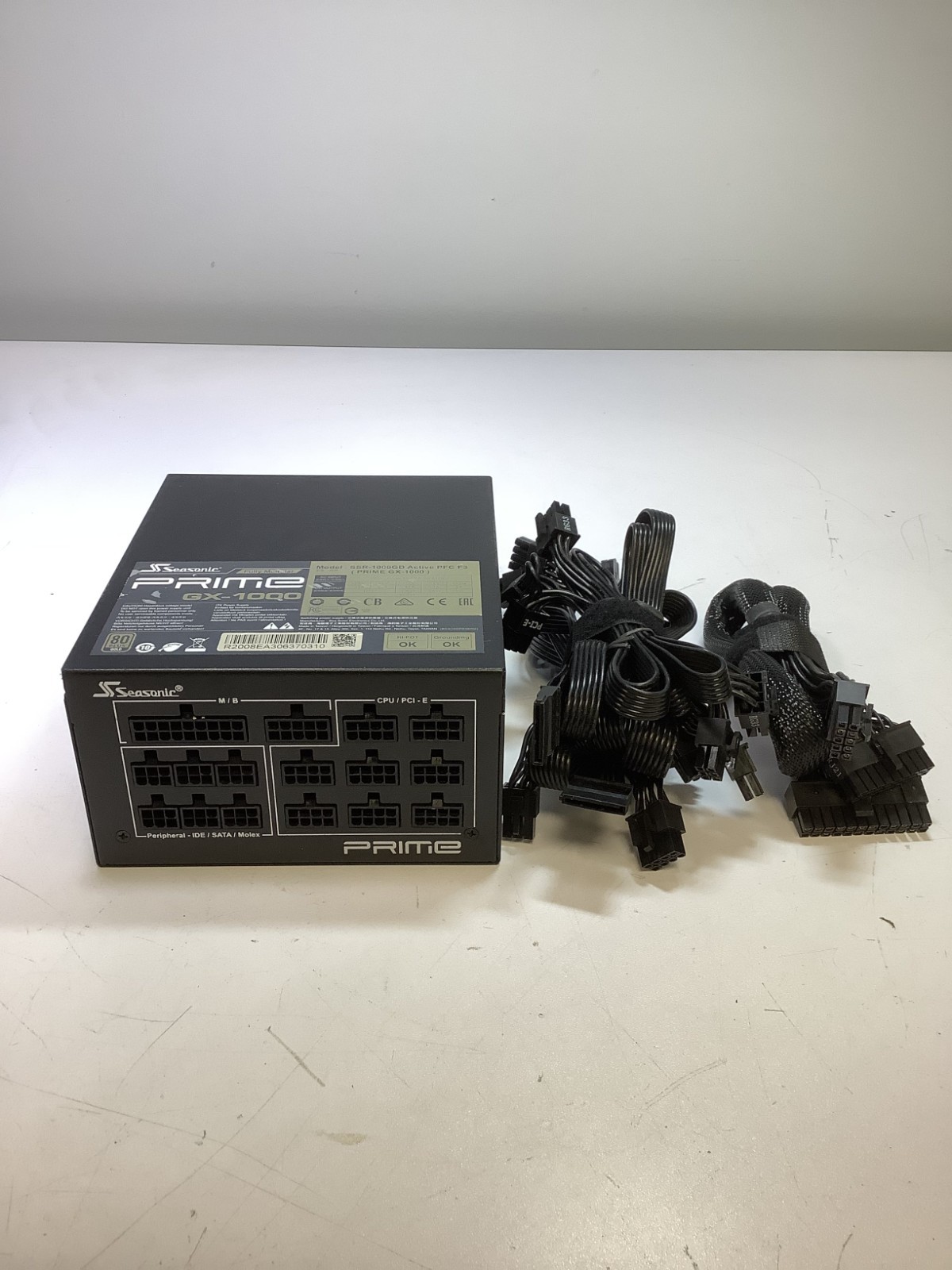 Seasonic PRIME GX-1000/SSR-1000GD PFC F3 1000W 80 Plus Gold Power Supply G6D