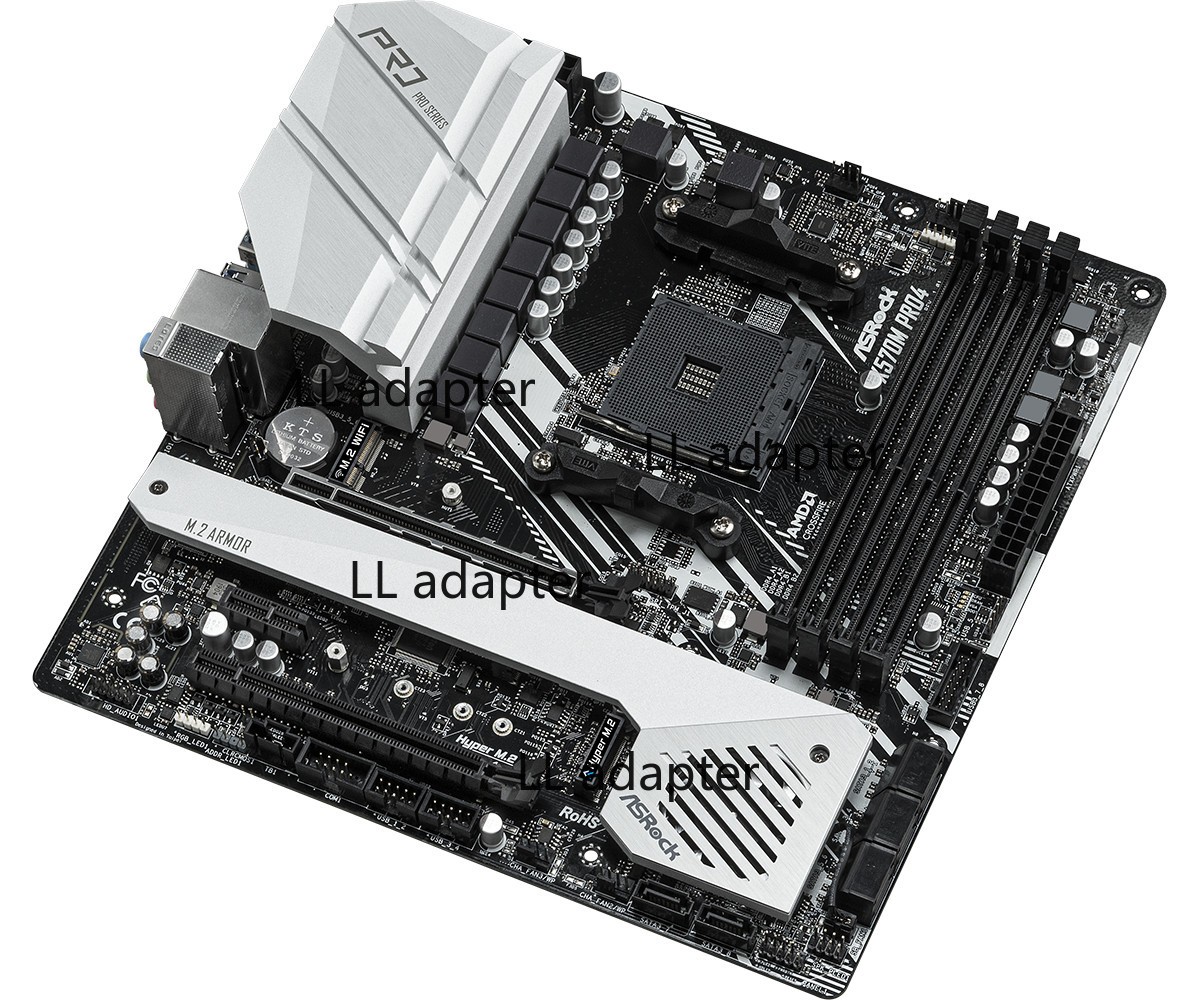 FOR ASROCK X570M Pro4 AMD AM4 DDR4 128GB HDMI Micro ATX Motherboard Test OK