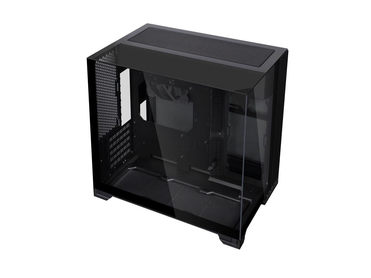Lian Li O11 Vision-M – ATX Mid Tower PC Case with 140mm Fan – Hidden AIO Design