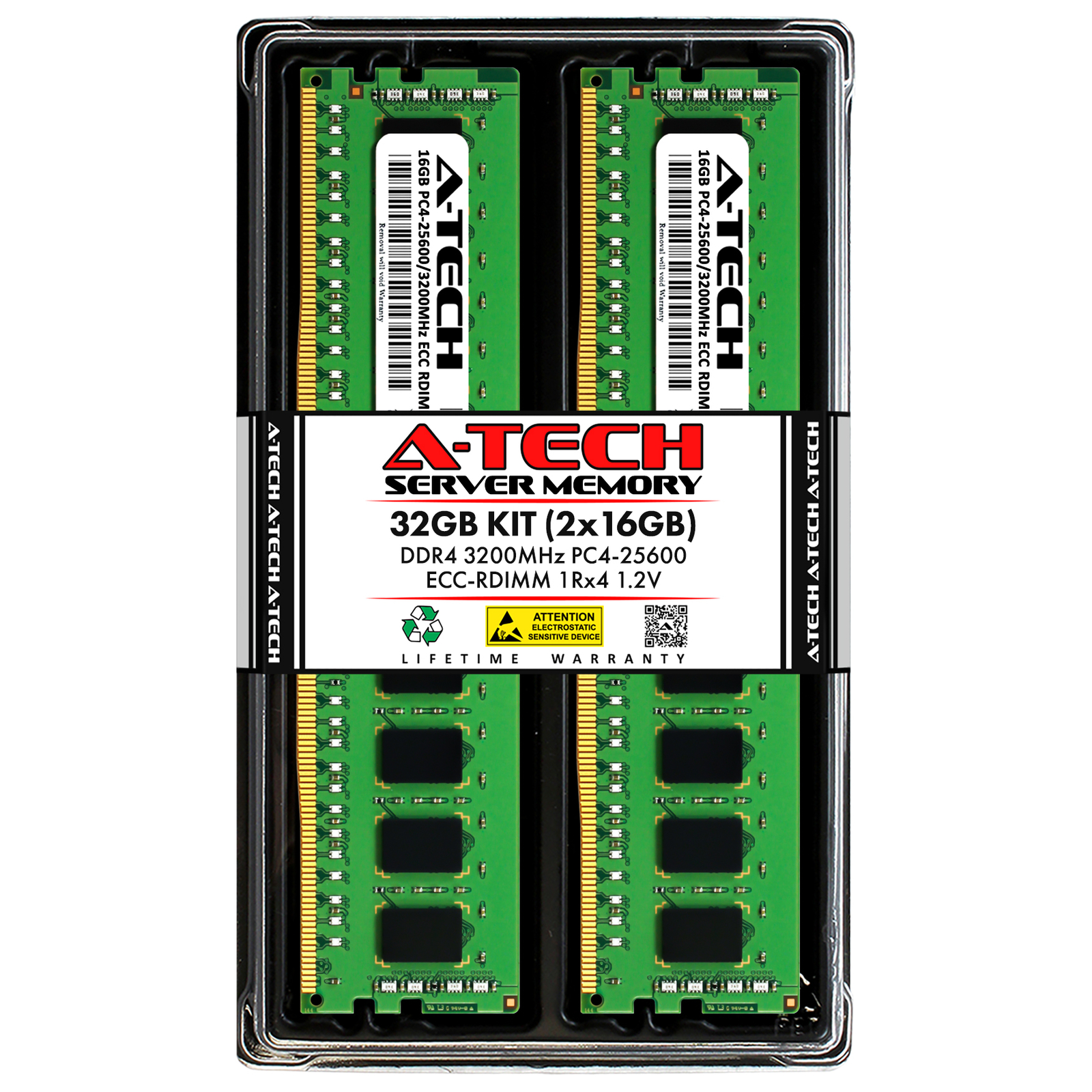 32GB 2x 16GB PC4-3200 RDIMM GIGABYTE R272-Z32 MZ32-AR0 Memory RAM
