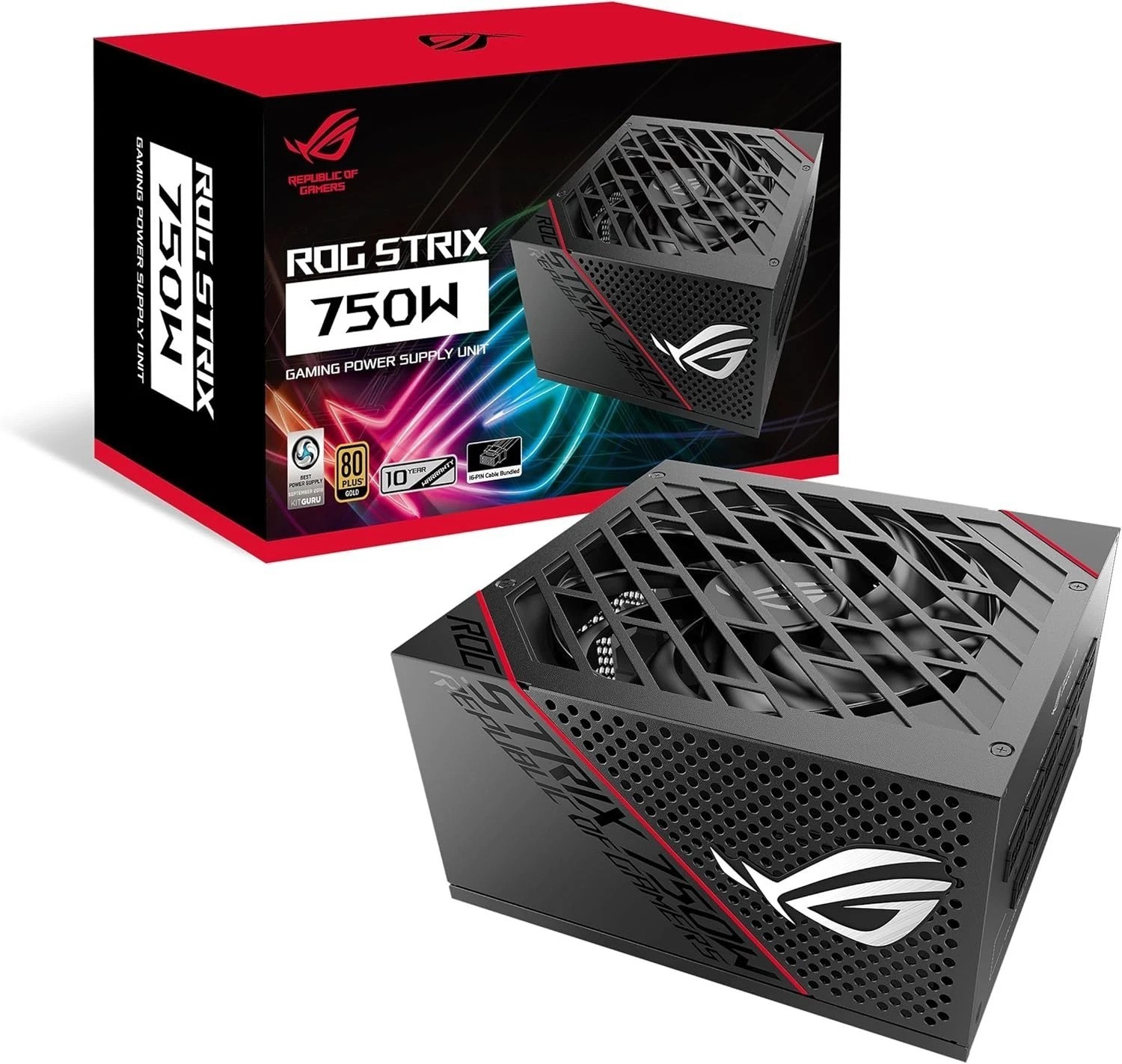 ROG Strix 750W PSU – Japanese Capacitors, 80 Plus Gold