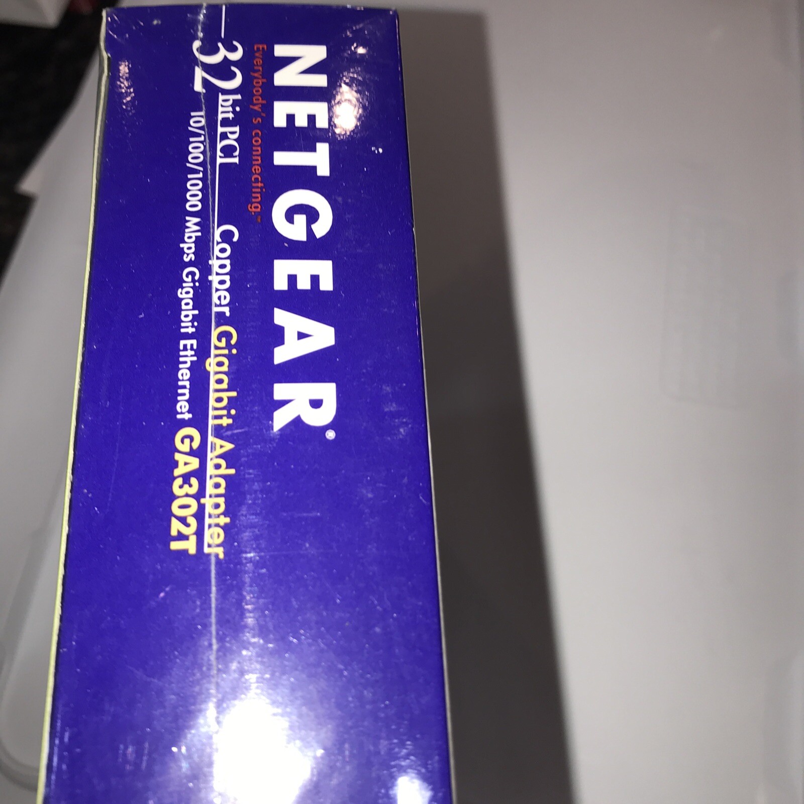 NEW Plastic Sealed Netgear GA302T PCI Copper Gigabit Adapter New In Box