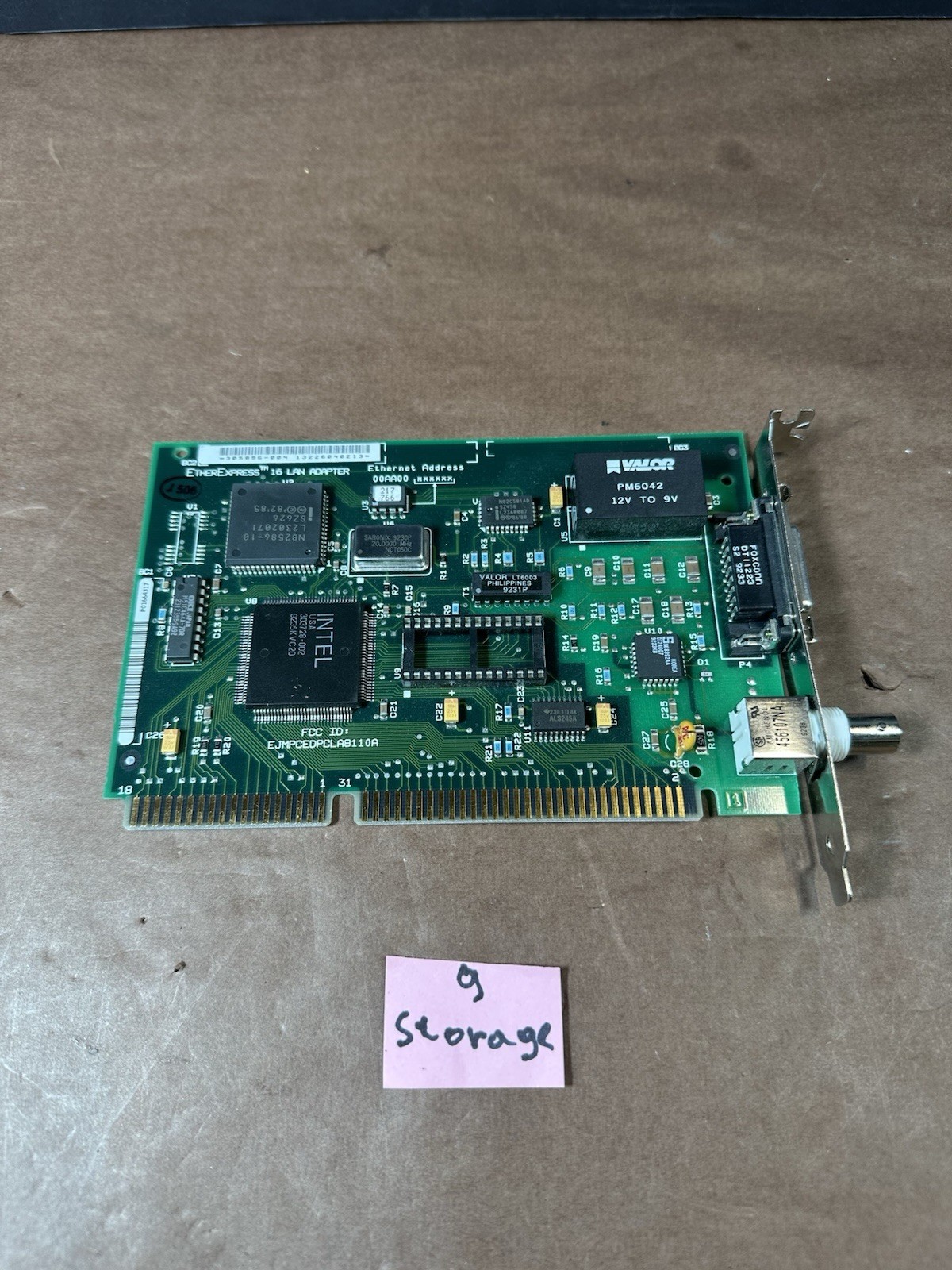 Ether Express 16 Lan Adapter Intel Ethernet FCC ID: EJMPCEDPCLA8110A