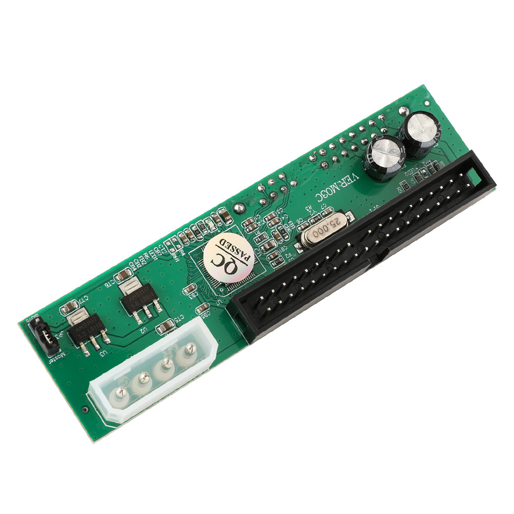 SATA Disk to IDE/PATA 40Pin Converter Adapter PCBA for 2.5 3.5″ Hard Disk Drive