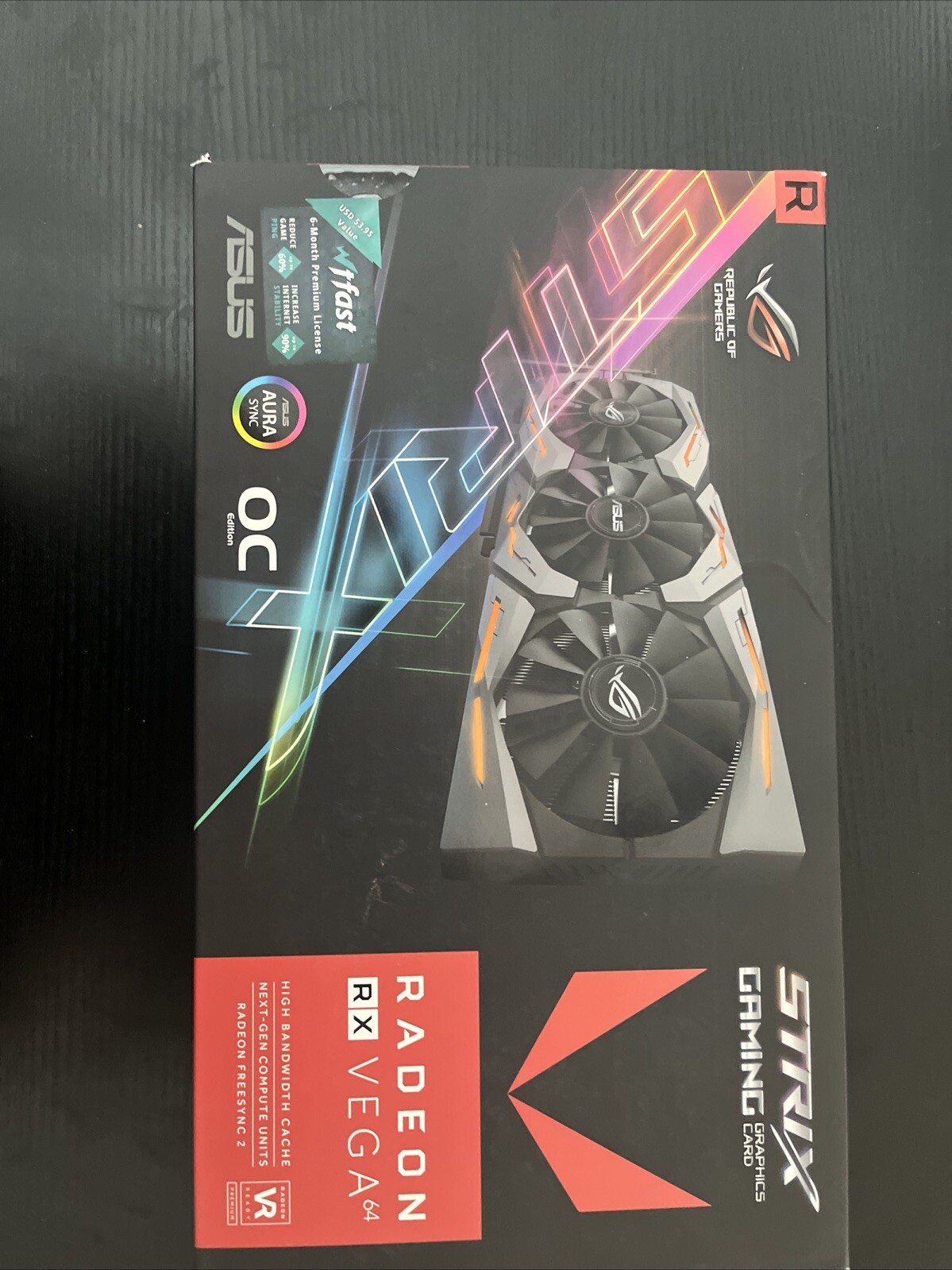 ASUS AMD Radeon RX Vega 64 8GB GDDR5 Graphics Card…