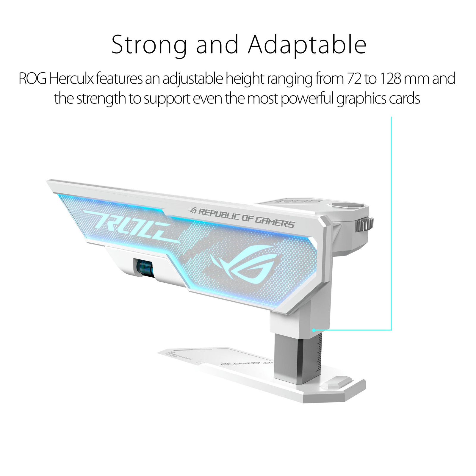 ASUS ROG Herculx White GPU Anti-Sag Pack of 1, XH01 HERCULX Ver.