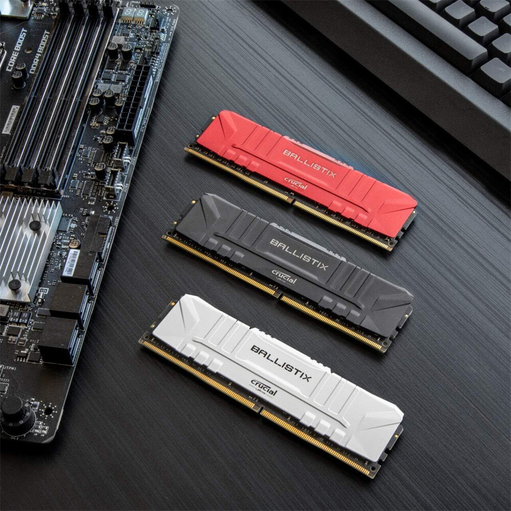 Crucial Ballistix DDR4 3200MHz 288pin DIMM Desktop Gaming Memory 8GB/16GB/32GB