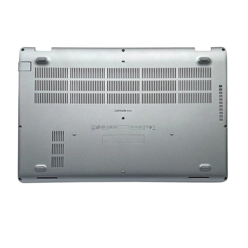 USK New For DELL Latitude 5510 Lower Bottom Base Case Cover silvery 01DM7Y