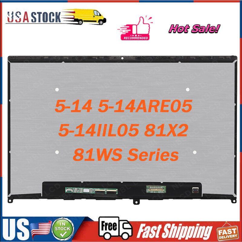 LCD Touch Screen Digitizer Assembly for Lenovo Ideapad Flex 5 14ARE05 5D10S39642