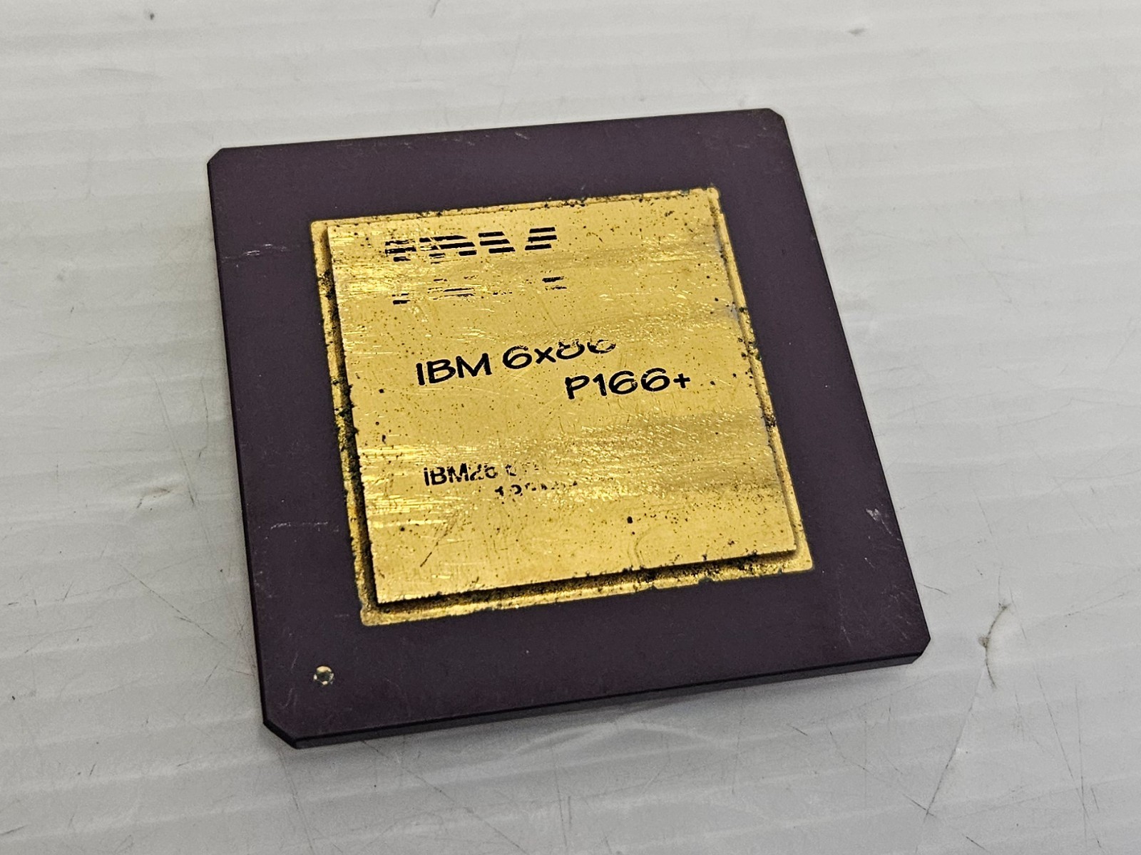 IBM 6×86 P166+, 6×86-2V7P166GE, 133MHz, Socket 7, 3.5V, Vintage CPU, CPU013