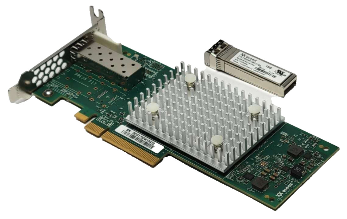 Dell Qlogic QLE2690L-DEL 16GB HBA P3T0T T80X9 QLE2690 Low Profile w SFPS