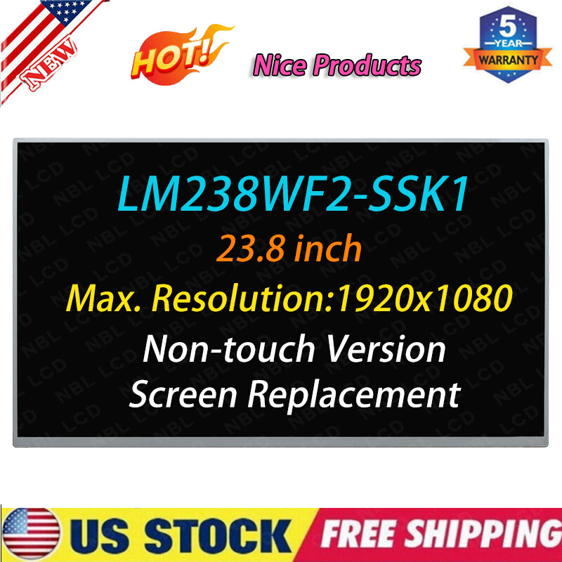 A+ For Dell AIO VD217 Replacement 23.8″ LCD Screen FHD Display Panel 1920×1080