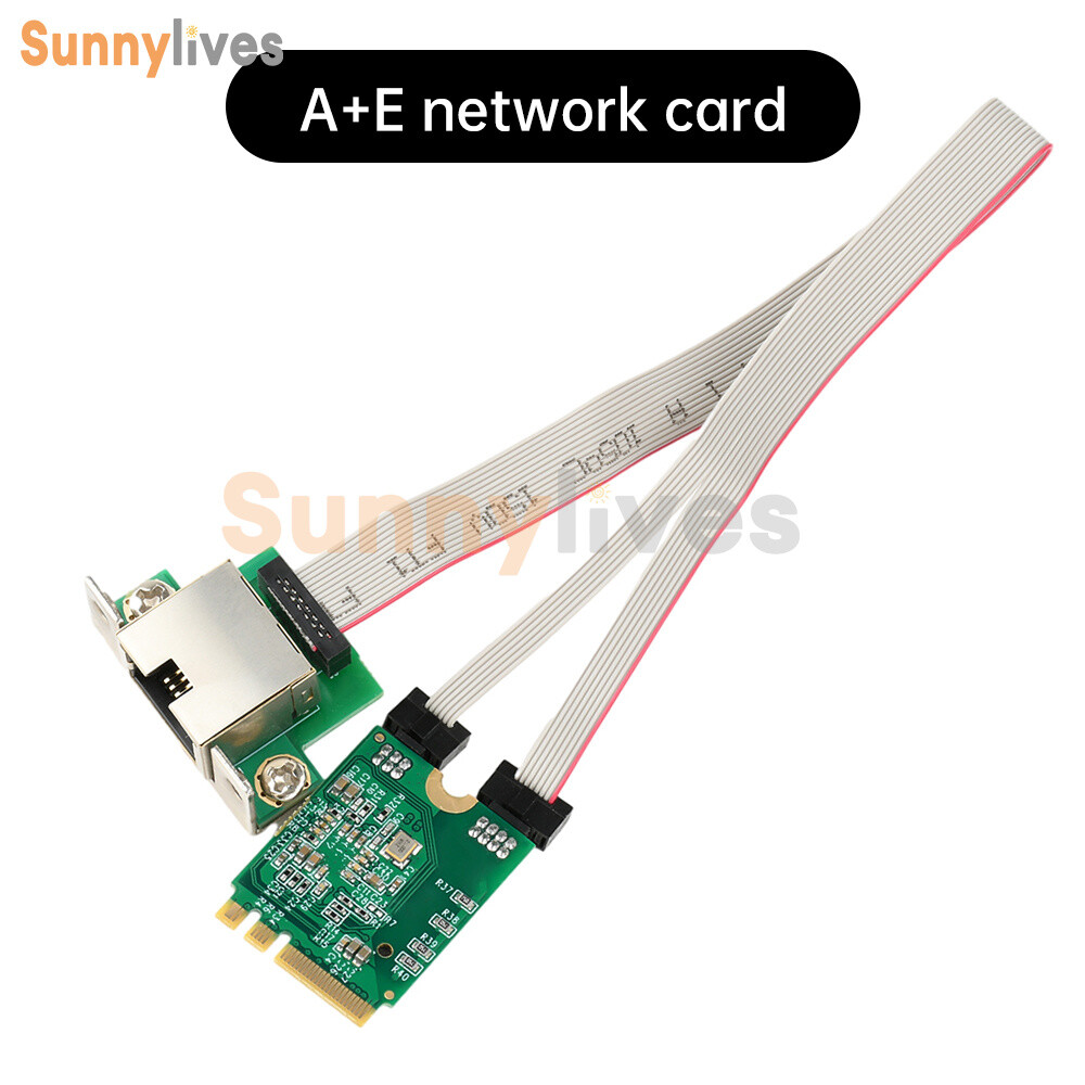 M.2 Key A+E/PCI-E 2.5G Gigabit Ethernet Network Lan Card 1000Mbps RTL8125BG Chip