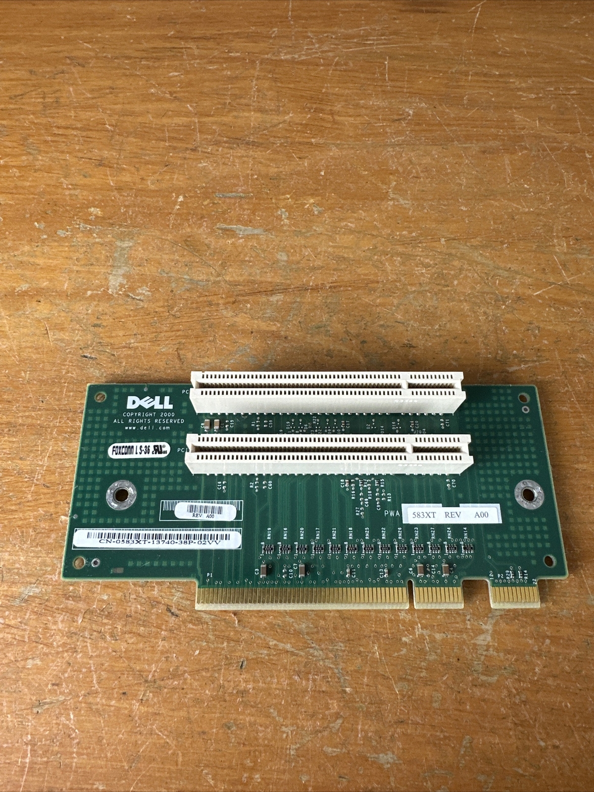 Dell 583XT PCI Expansion Card Slot Riser Board