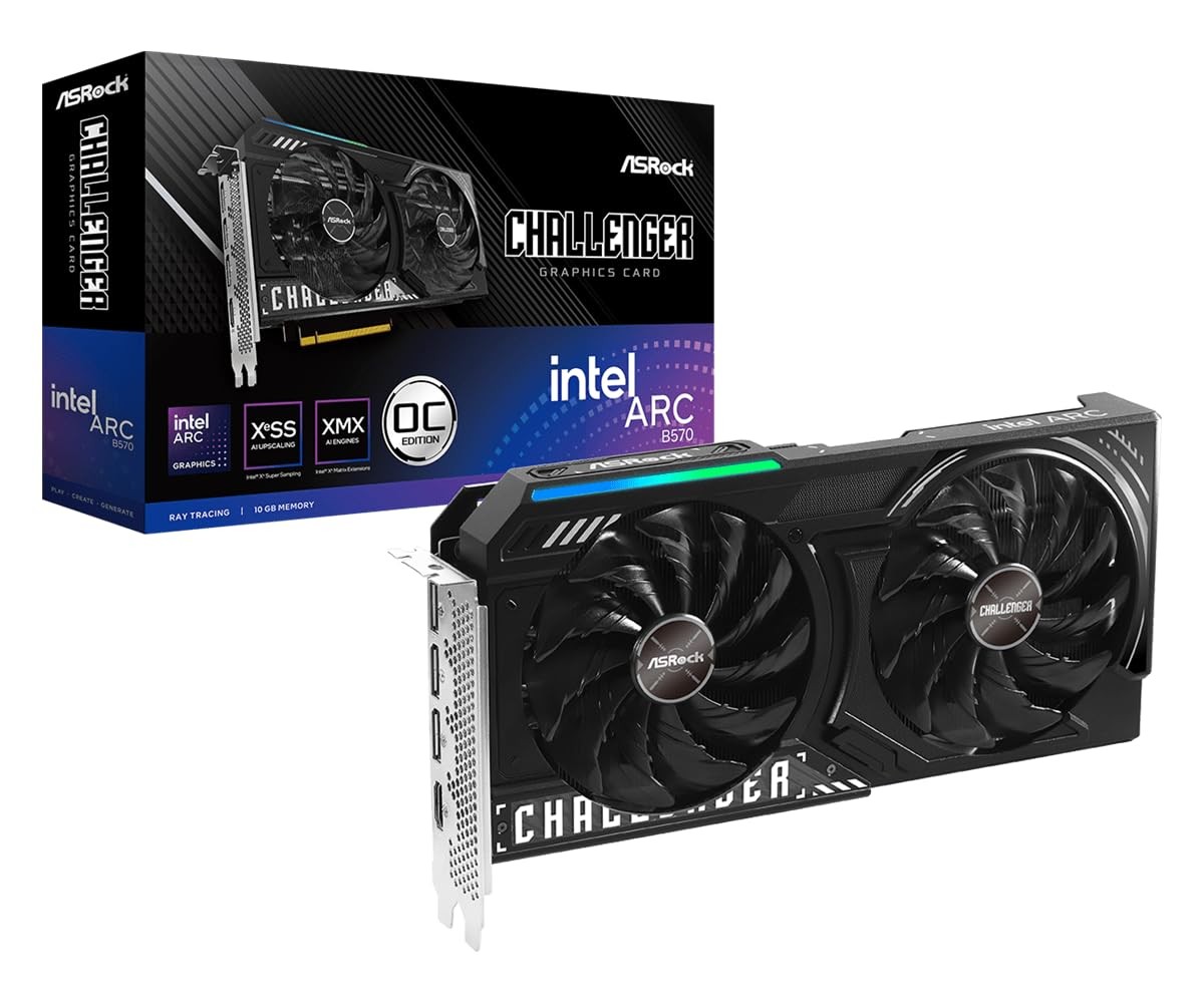 ASRock B570 CL 10GO Intel Arc B570 10GB OC Graphics Card