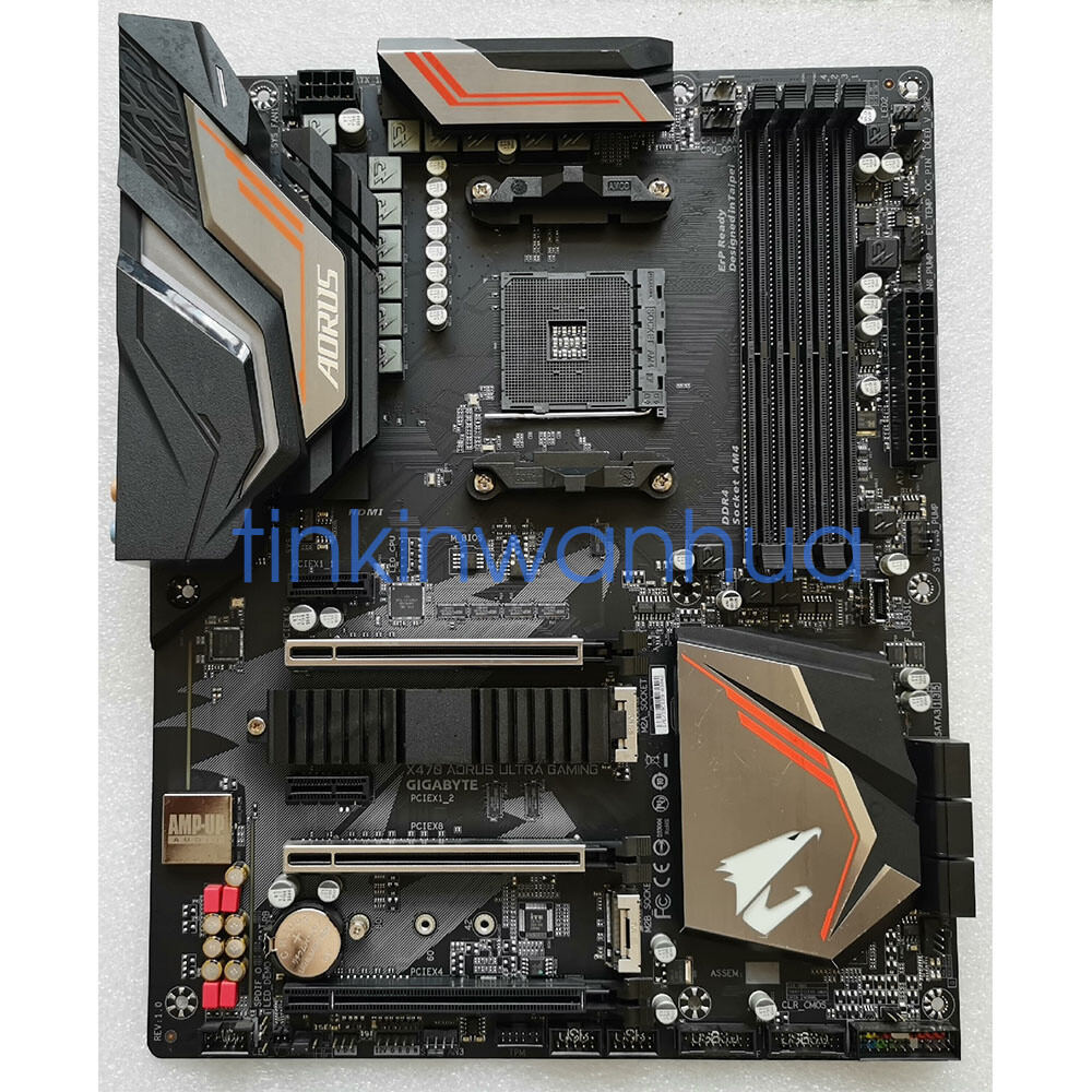 For Gigabyte X470 AORUS ULTRA GAMING Motherboard DDR4 PCI-E3.0 2×M.2 6×SATAIII