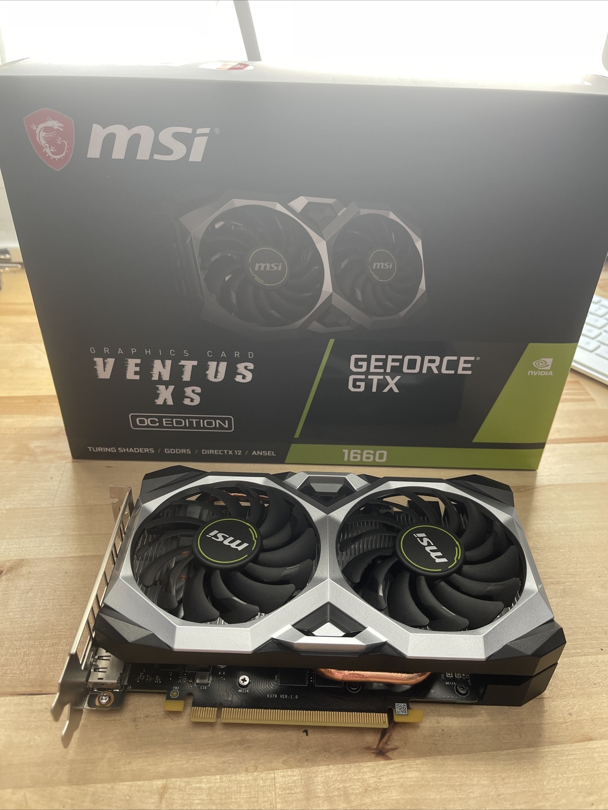 MSI Gaming GeForce GTX 1660 VENTUS XS 6G OC – Open Box 📦 Tested 100% Working!