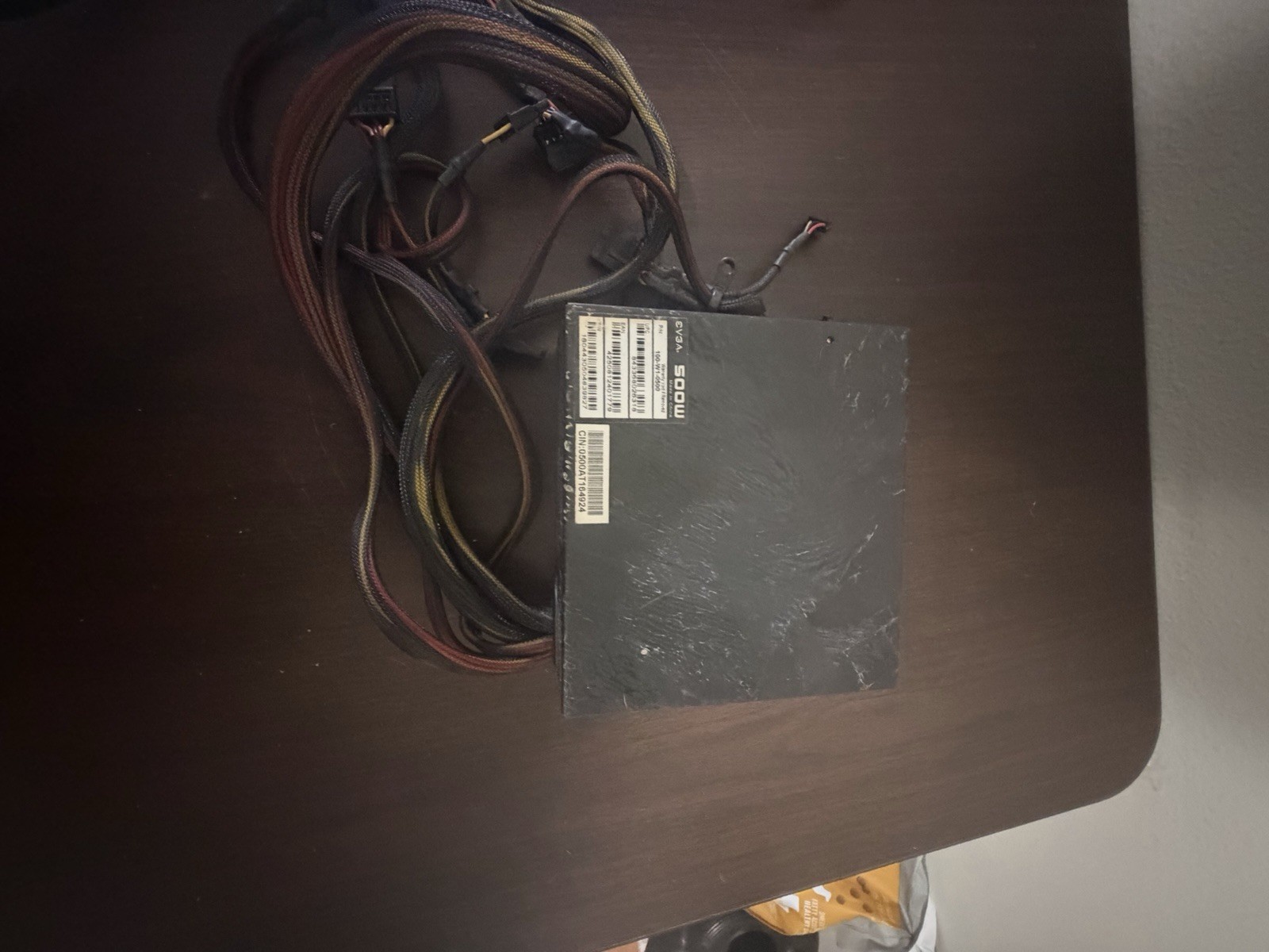 EVGA 500w Power Supply 80 Plus 100-W1-0500