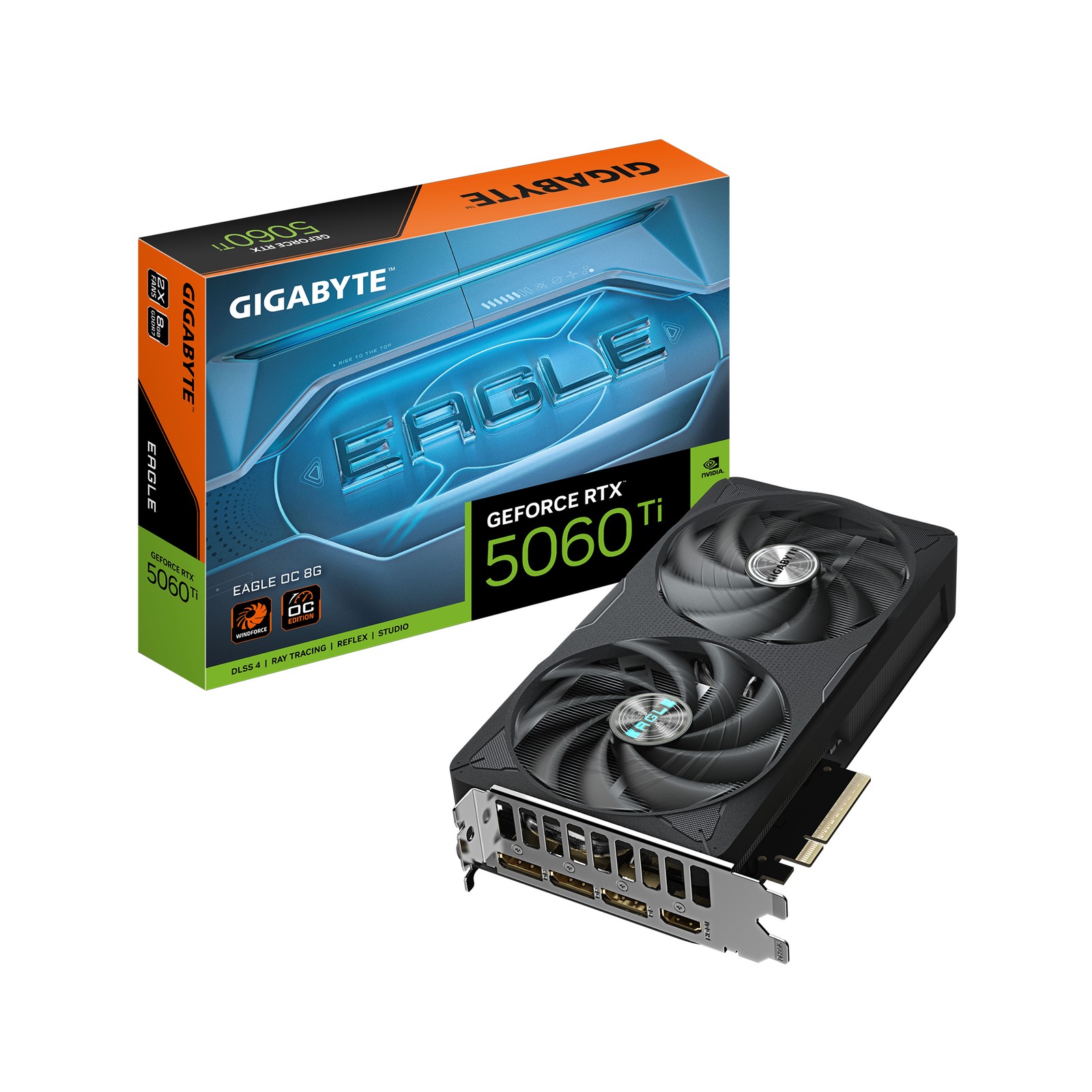 GIGABYTE GeForce RTX 5060 Ti EAGLE OC 8GB GDDR7 128-bit GV-N506TEAGLE OC-8GD