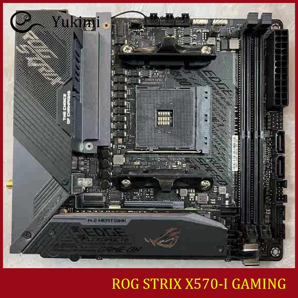 FOR ASUS ROG STRIX X570-I GAMING AMD DDR4*2 64GB Mini-ITX Motherboard Test OK