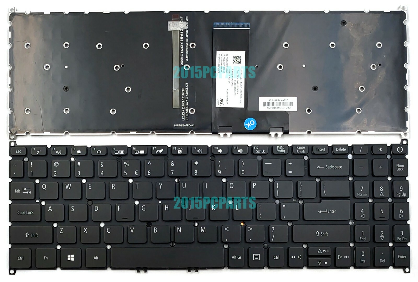 New Acer Aspire 3 A315-42 A315-42G A315-54 A315-55 A315-55G Keyboard US Backlit
