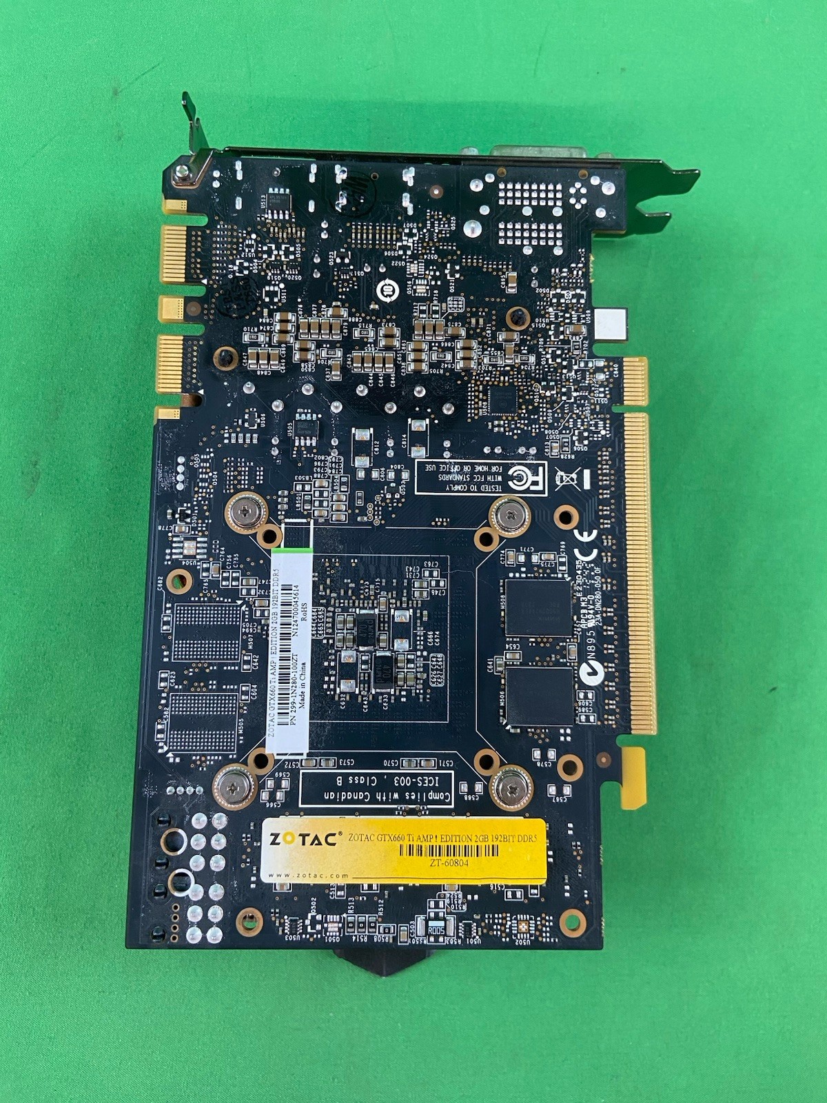 ZOTAC Nvidia GeForce GTX 660 TI AMP EDITION 2048 Mb 192 Bit DDR5 2 GB ZT-60804