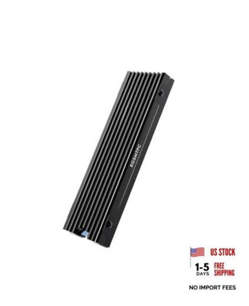 NVMe M.2 SSD Heatsink, Aluminum Heat Sink | Double-Sided Cooling with 1 Count