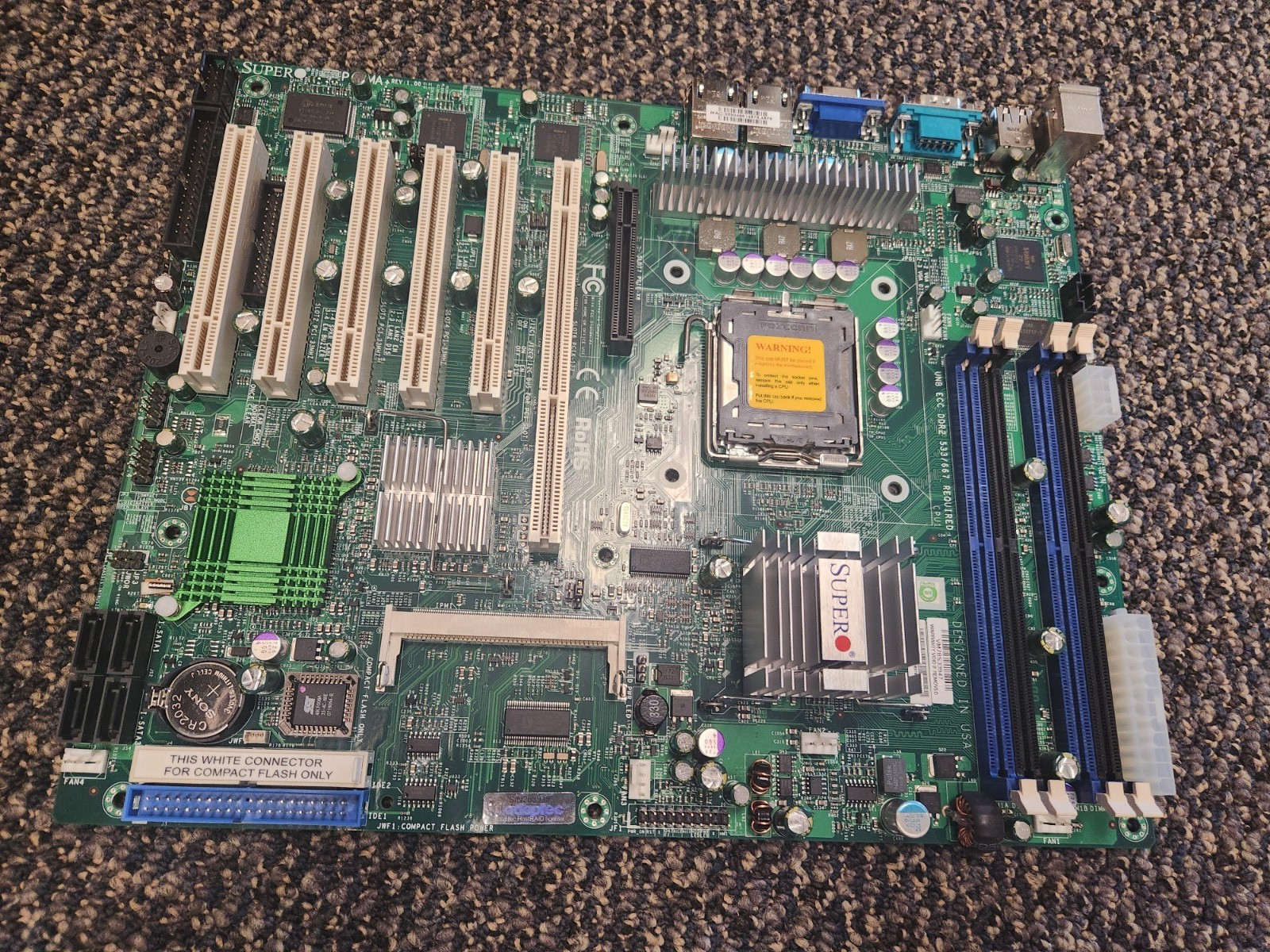 Super Micro PDSMA+ motherboard, barely used