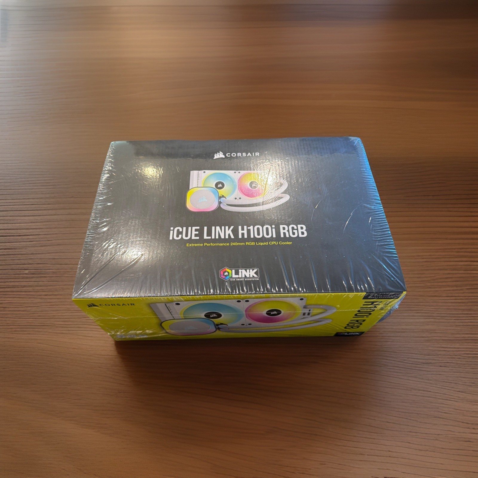 CORSAIR iCUE LINK H100i RGB AIO Liquid CPU Cooler White
