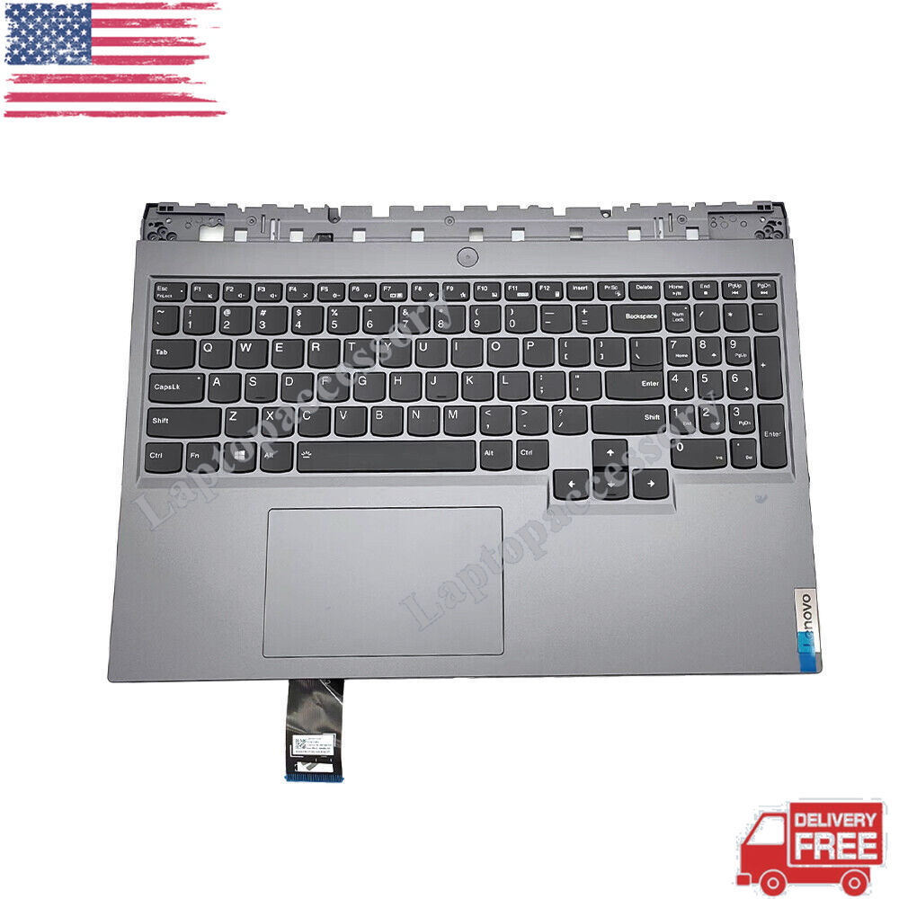 New For Lenovo Legion 5 Pro-16ITH6 Palmrest Backlit Keyboard Touchpad 5CB1D09625