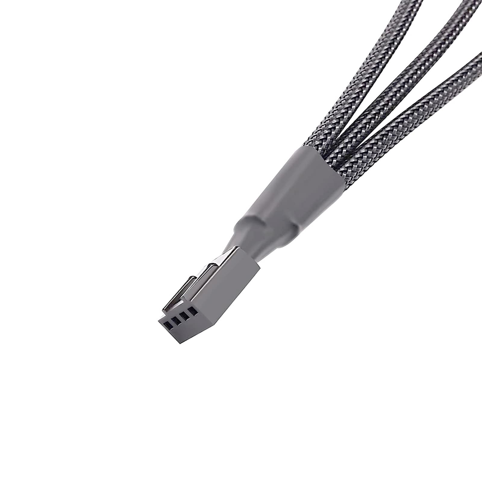 2 Pack 3 Way 4 Pin PWM Fan Splitter Cable, PC Extension Cable Converter for C…
