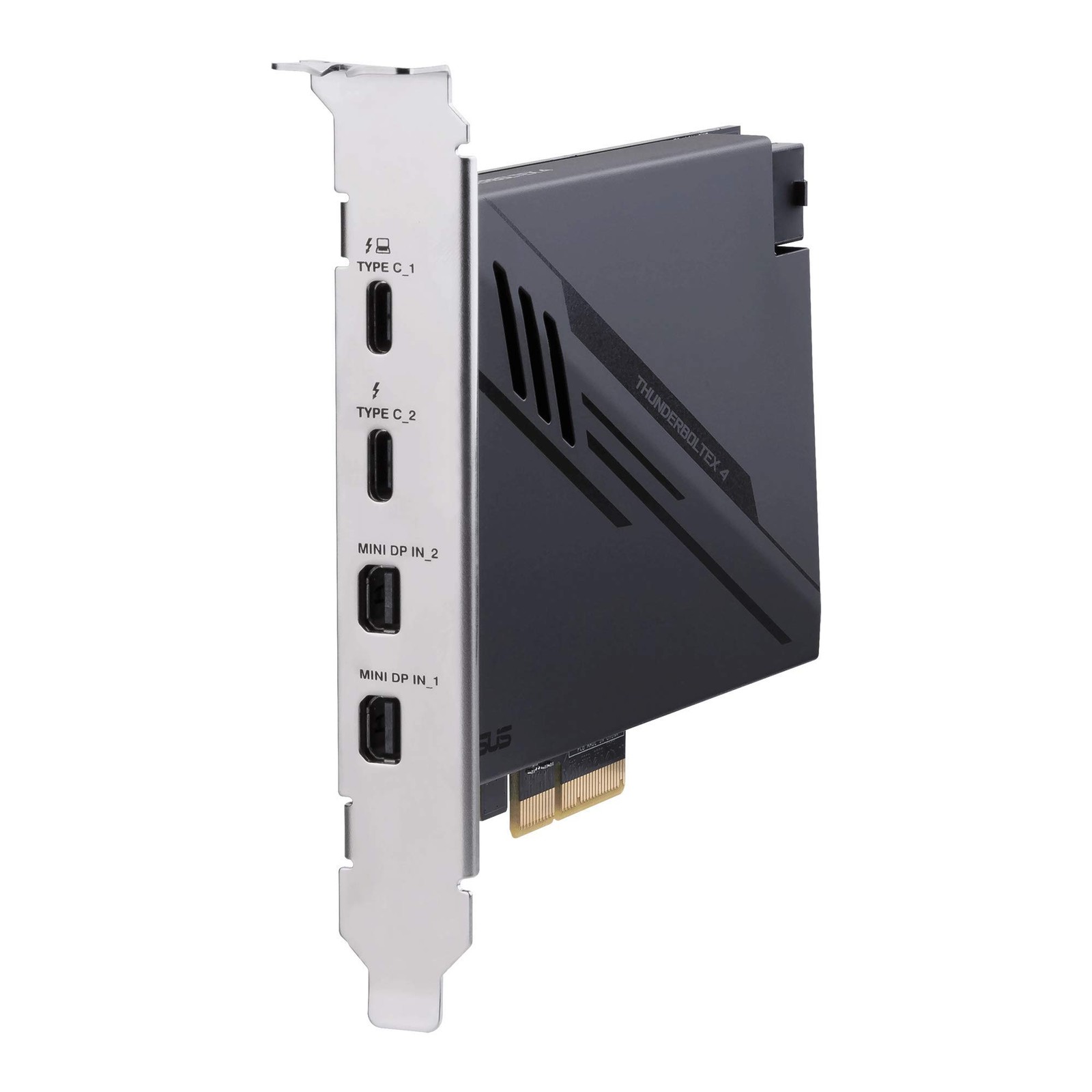 ASUS ThunderboltEX 4 Card with 2 Thunderbolt 4 Ports and DisplayPort 1.4 Support