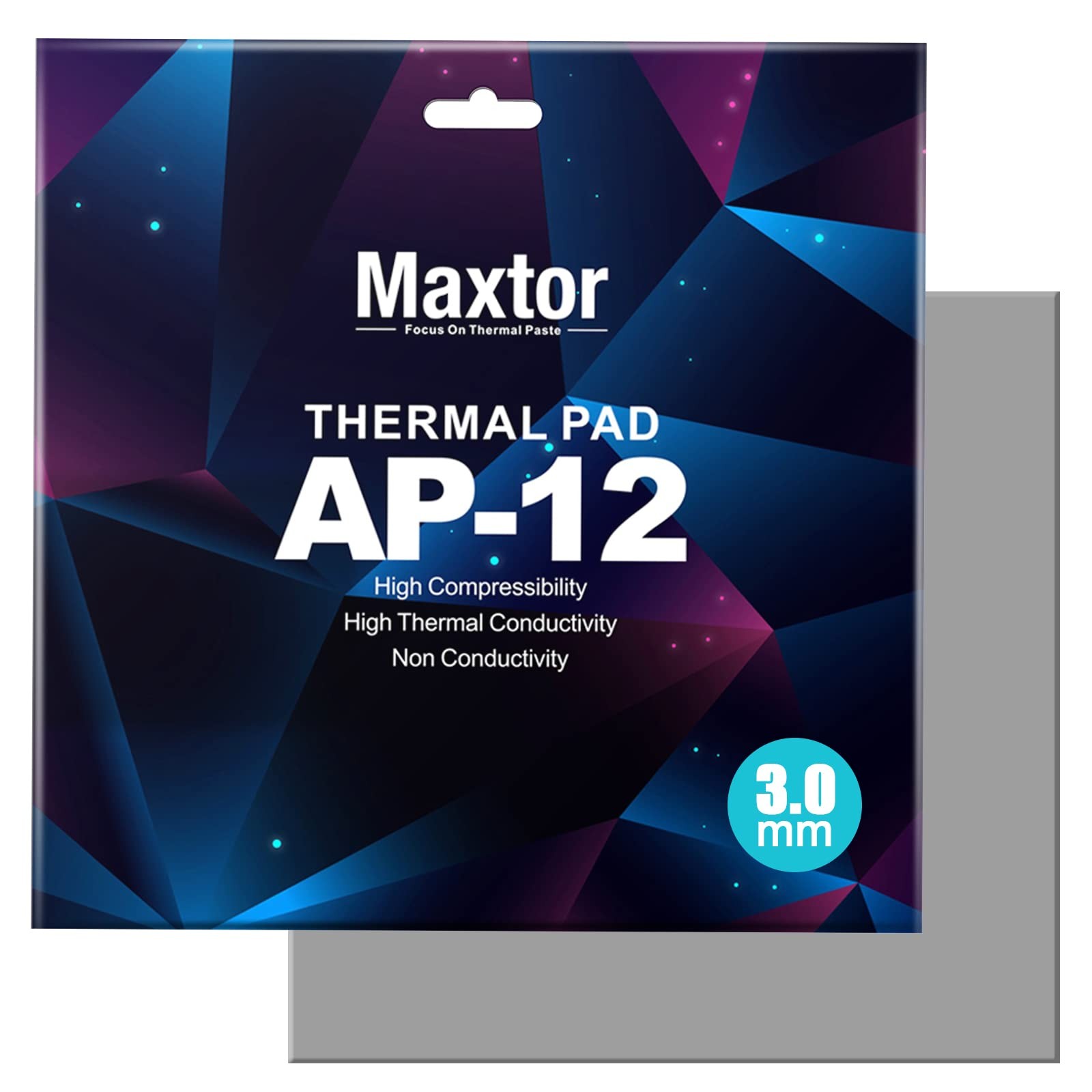 Thermal Pad 14.8 W/mK, 120x120x3.0mm(1 pcs) Silicone Thermal Pads Non Conduct…