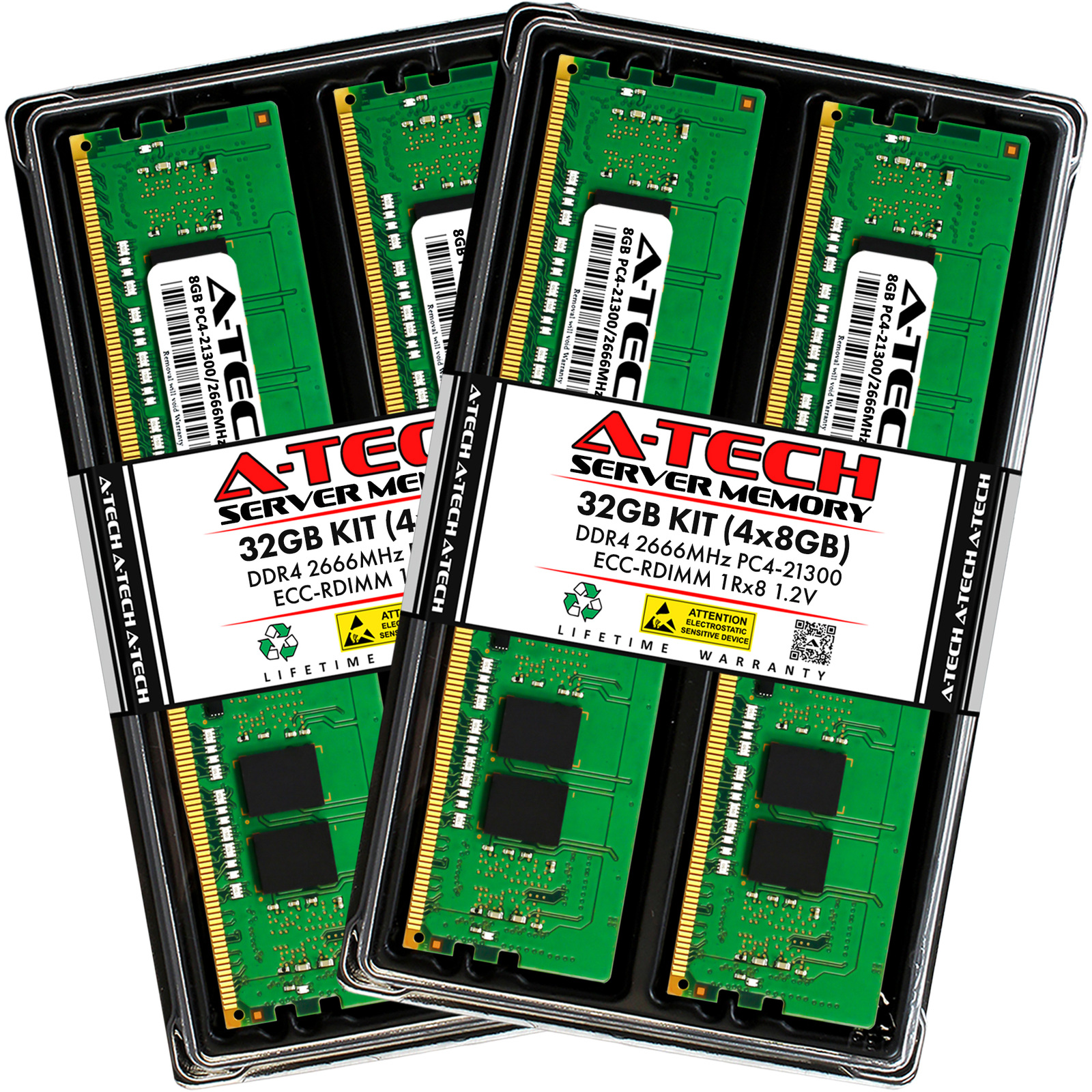 32GB 4x 8GB PC4-2666 RDIMM Supermicro X10DRi-T X10DRT-L X11DPH-I Memory RAM