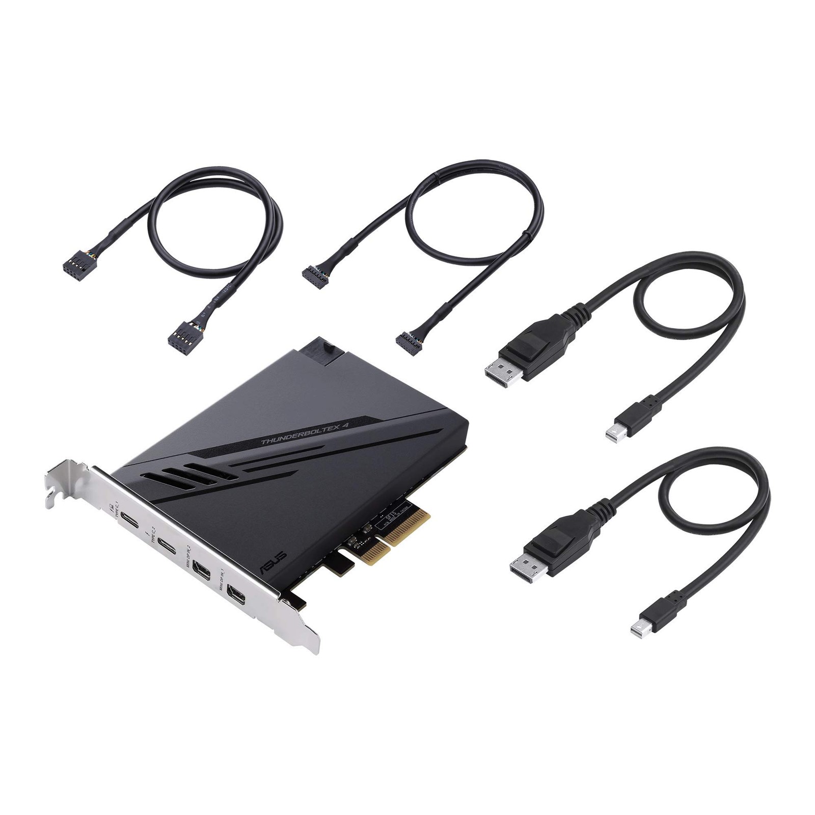 ASUS ThunderboltEX 4 Card with 2 Thunderbolt 4 Ports and DisplayPort 1.4 Support