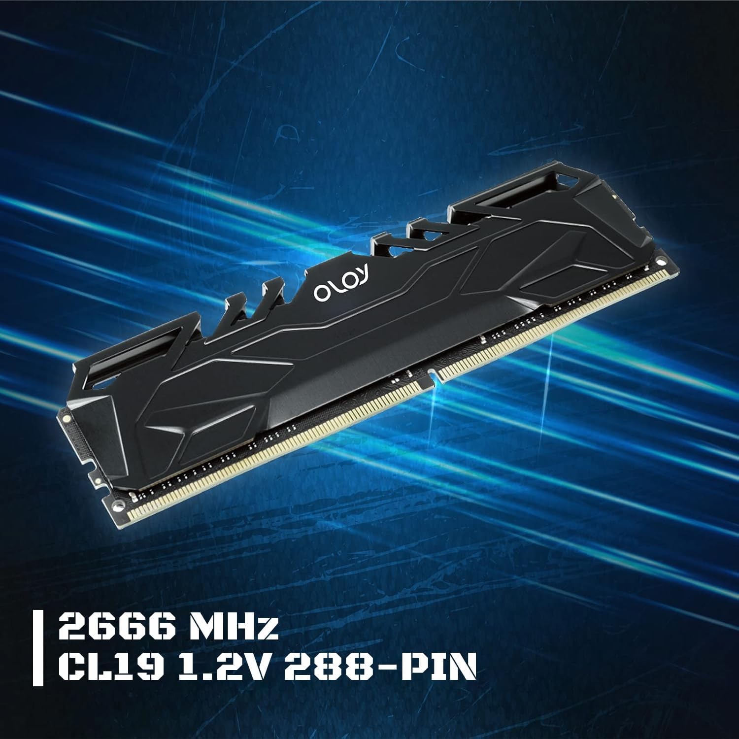Oloy DDR4 RAM 16GB (2X8Gb) Black Owl 2666 Mhz CL19 1.2V 288-Pin Desktop UDIMM (M